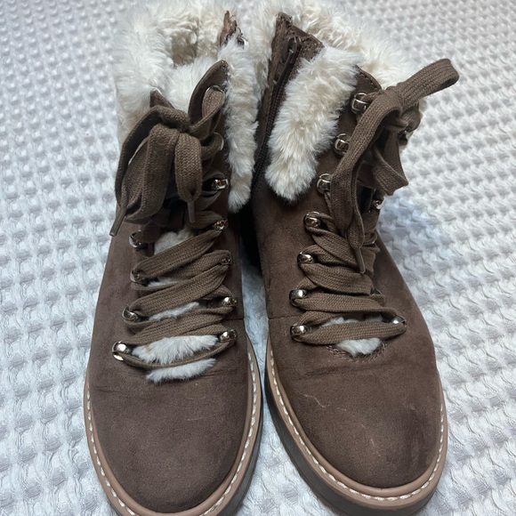 Madden NYC Furry Tan Winter Boots - Picture 8 of 8